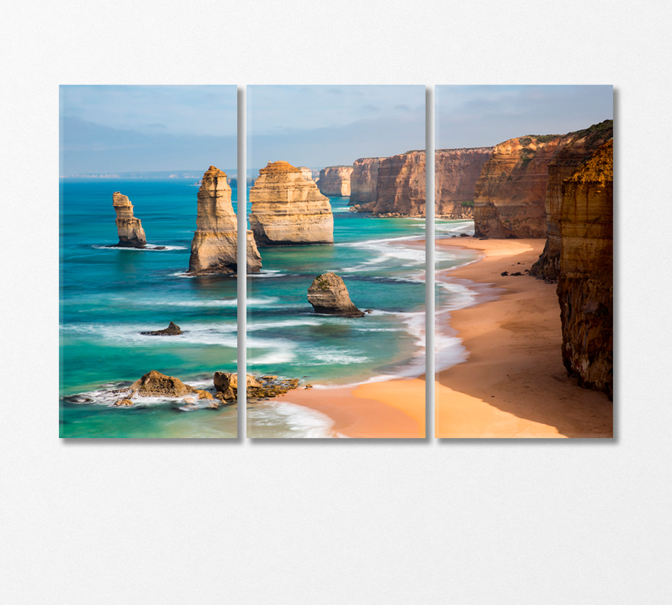 Rocks Twelve Apostles Australia Canvas Print-Canvas Print-CetArt-3 Panels-36x24 inches-CetArt