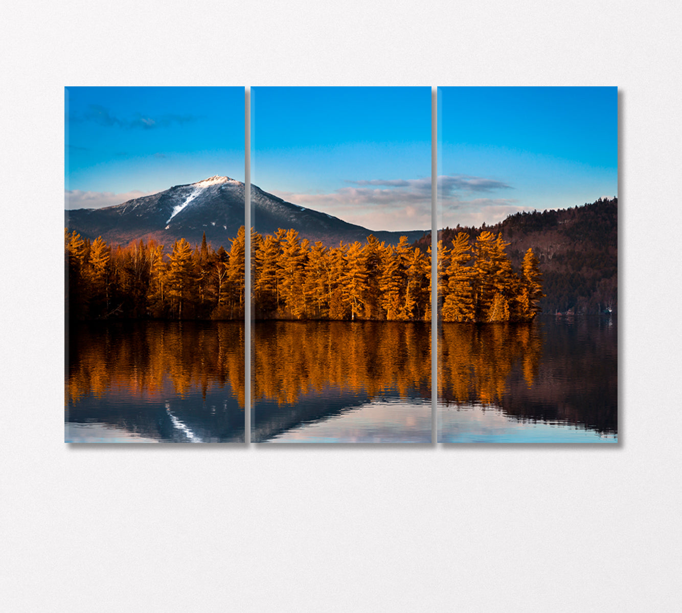 Snow Mountain near Paradox Bay USA Canvas Print-Canvas Print-CetArt-3 Panels-36x24 inches-CetArt