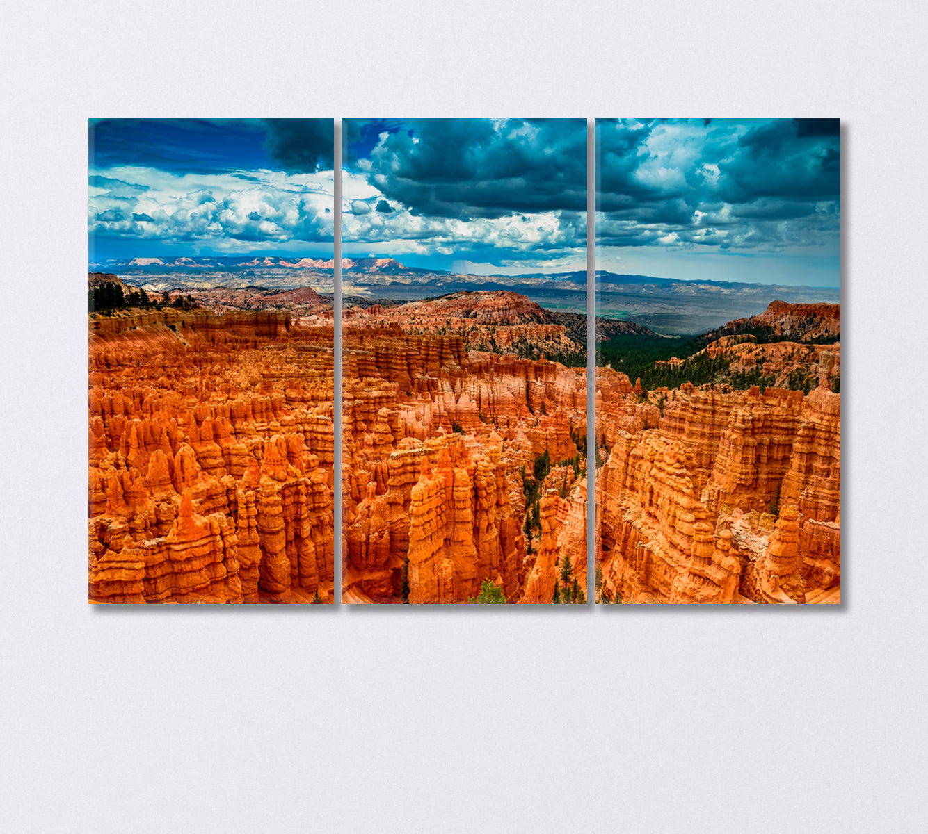 Bryce Canyon National Park Utah Canvas Print-Canvas Print-CetArt-3 Panels-36x24 inches-CetArt