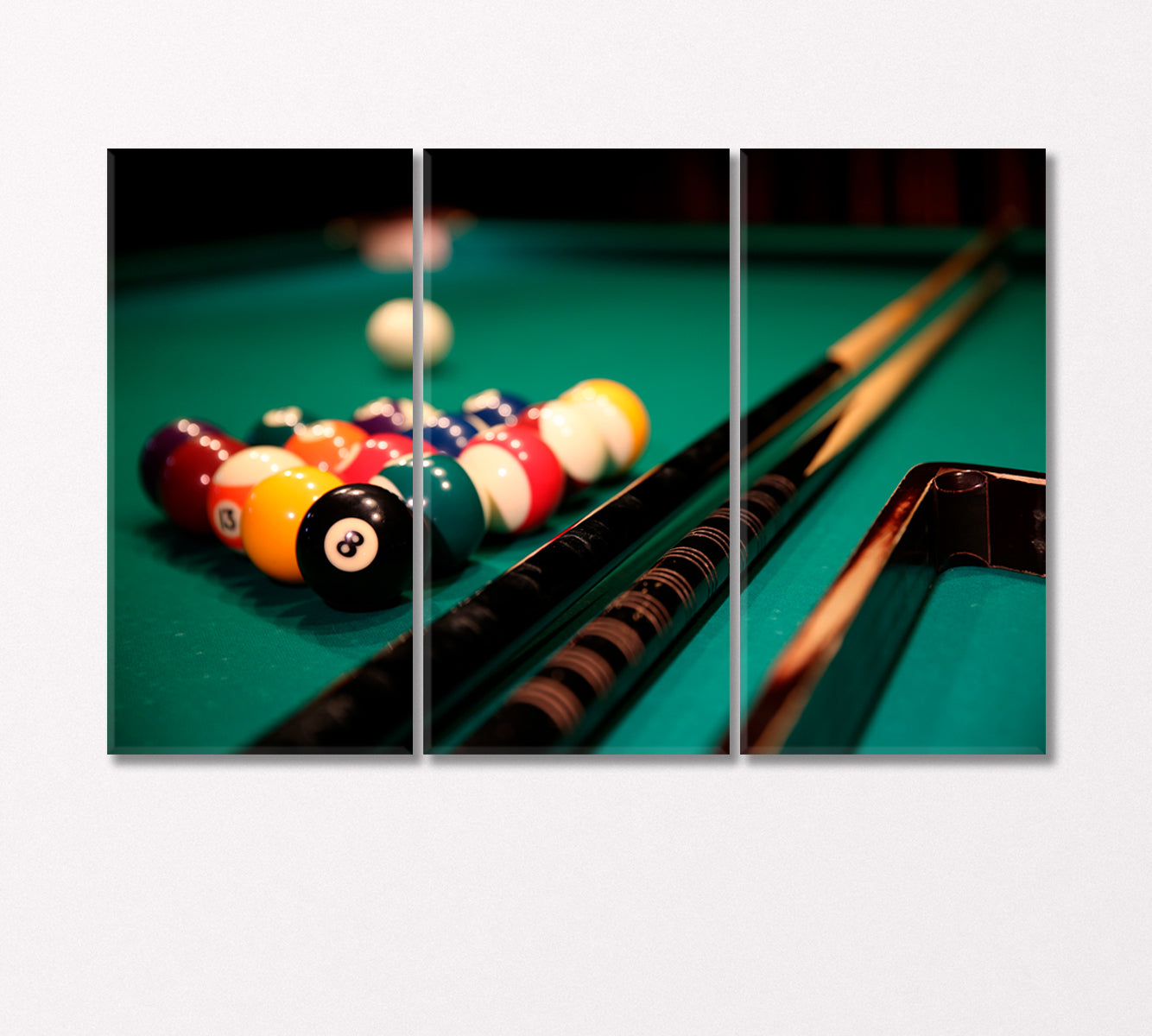 Billiards Canvas Print-Canvas Print-CetArt-3 Panels-36x24 inches-CetArt