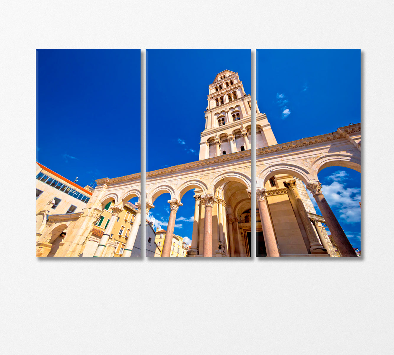 Diocletian's Palace in Dalmatia Croatia Canvas Print-Canvas Print-CetArt-3 Panels-36x24 inches-CetArt