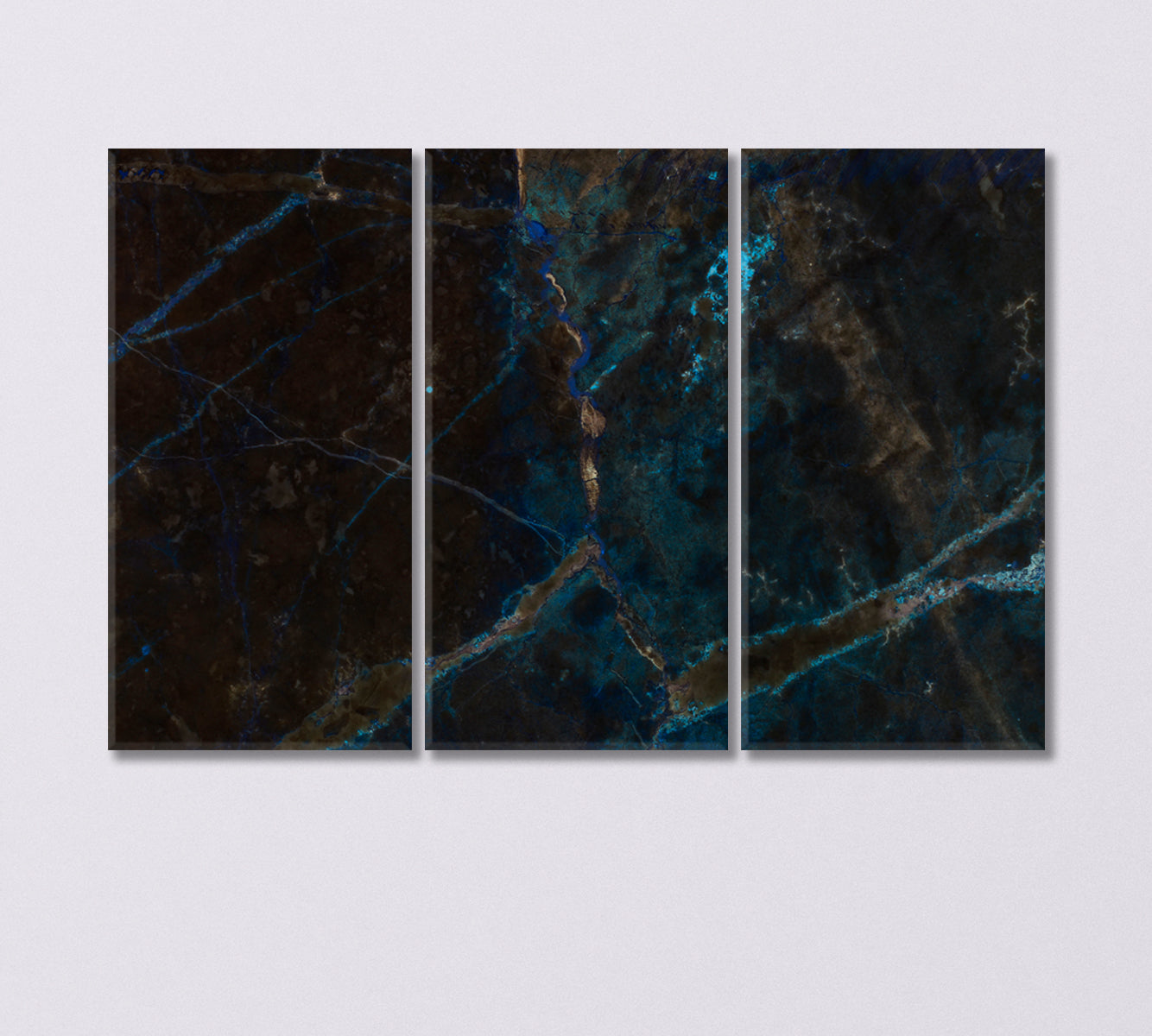 Abstract Natural Black Marble Canvas Print-Canvas Print-CetArt-3 Panels-36x24 inches-CetArt