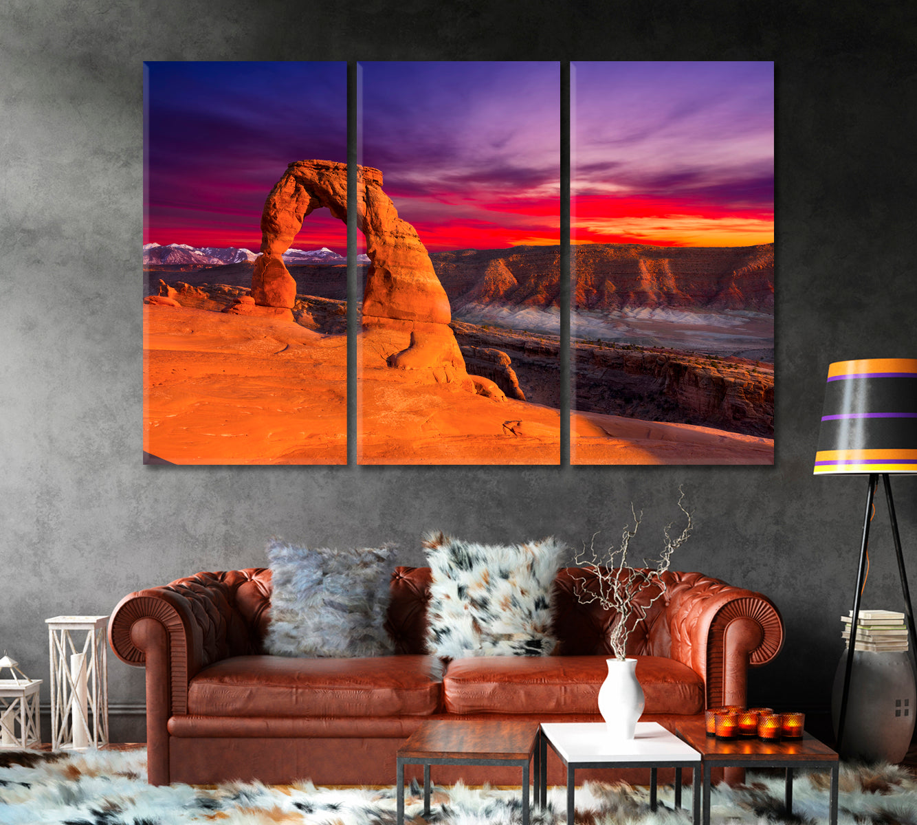 Delicate Arch Arches National Park Utah Canvas Print-Canvas Print-CetArt-1 Panel-24x16 inches-CetArt