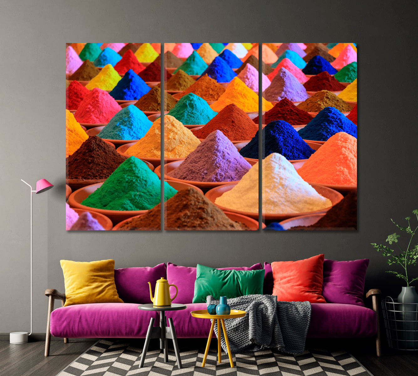 Various Spices Selection Canvas Print-Canvas Print-CetArt-1 Panel-24x16 inches-CetArt