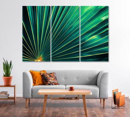 Tropical Palm Leaves Canvas Print-Canvas Print-CetArt-1 Panel-24x16 inches-CetArt