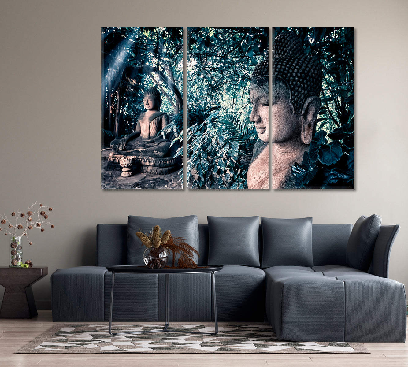 Buddha Statue in Phnom Penh Cambodia Canvas Print-Canvas Print-CetArt-1 Panel-24x16 inches-CetArt