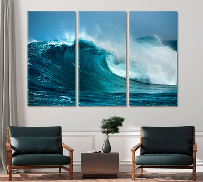 Ocean Wave Canvas Print-Canvas Print-CetArt-1 Panel-24x16 inches-CetArt