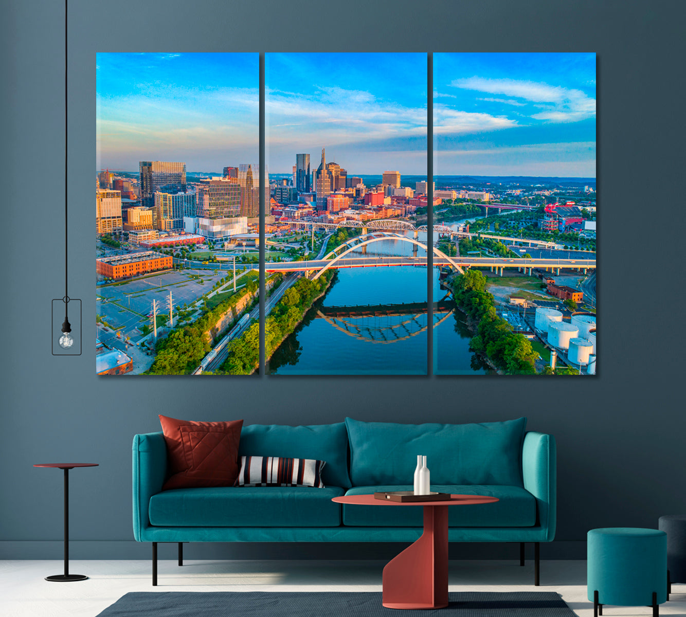 Nashville Tennessee USA Canvas Print-Canvas Print-CetArt-1 Panel-24x16 inches-CetArt