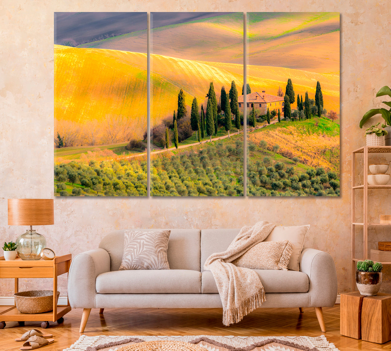 Tuscany Italy Canvas Print-Canvas Print-CetArt-1 Panel-24x16 inches-CetArt