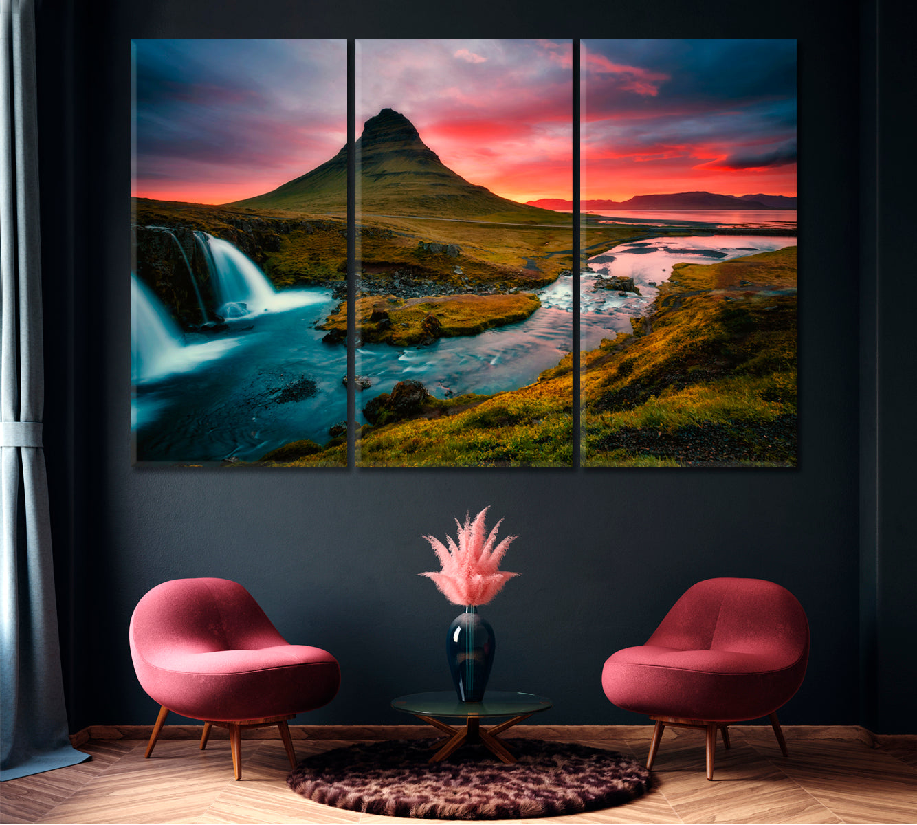 Mount Kirkjufell Iceland Canvas Print-Canvas Print-CetArt-1 Panel-24x16 inches-CetArt