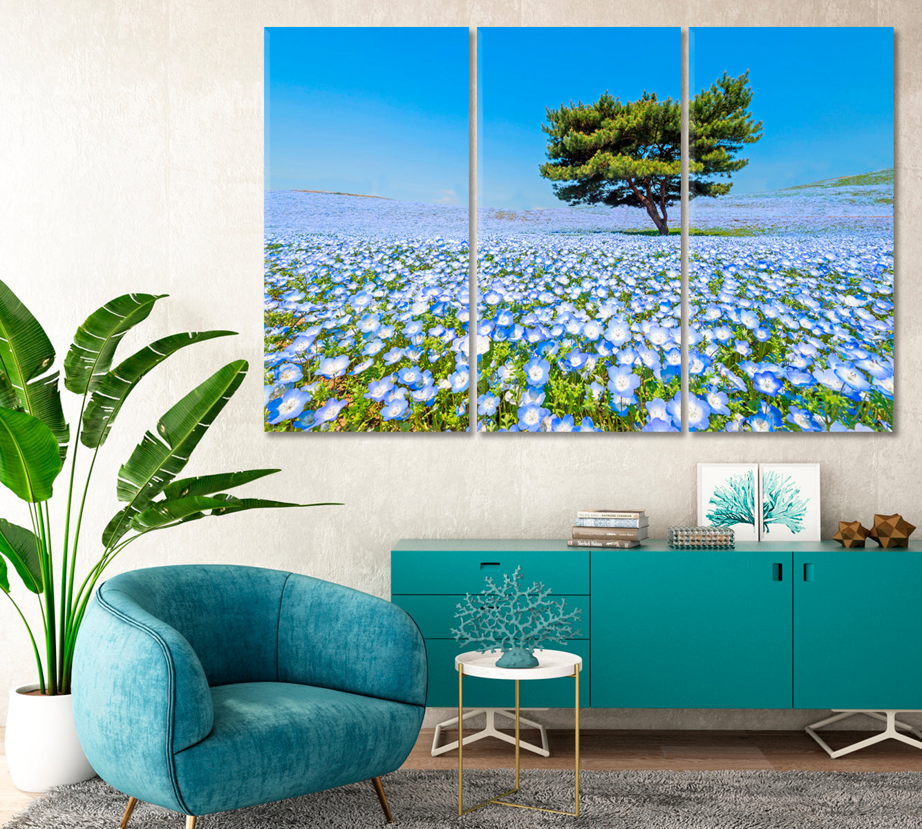 Hitachi National Seaside Park Japan Canvas Print-Canvas Print-CetArt-1 Panel-24x16 inches-CetArt