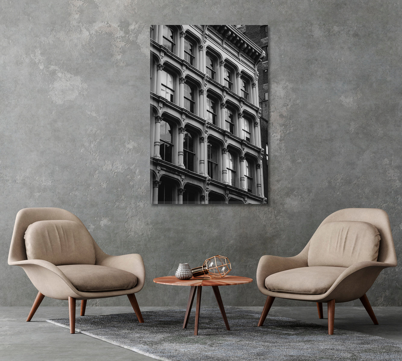 Architecture Soho Manhattan New York City Canvas Print-Canvas Print-CetArt-1 panel-16x24 inches-CetArt