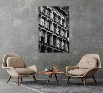 Architecture Soho Manhattan New York City Canvas Print-Canvas Print-CetArt-1 panel-16x24 inches-CetArt