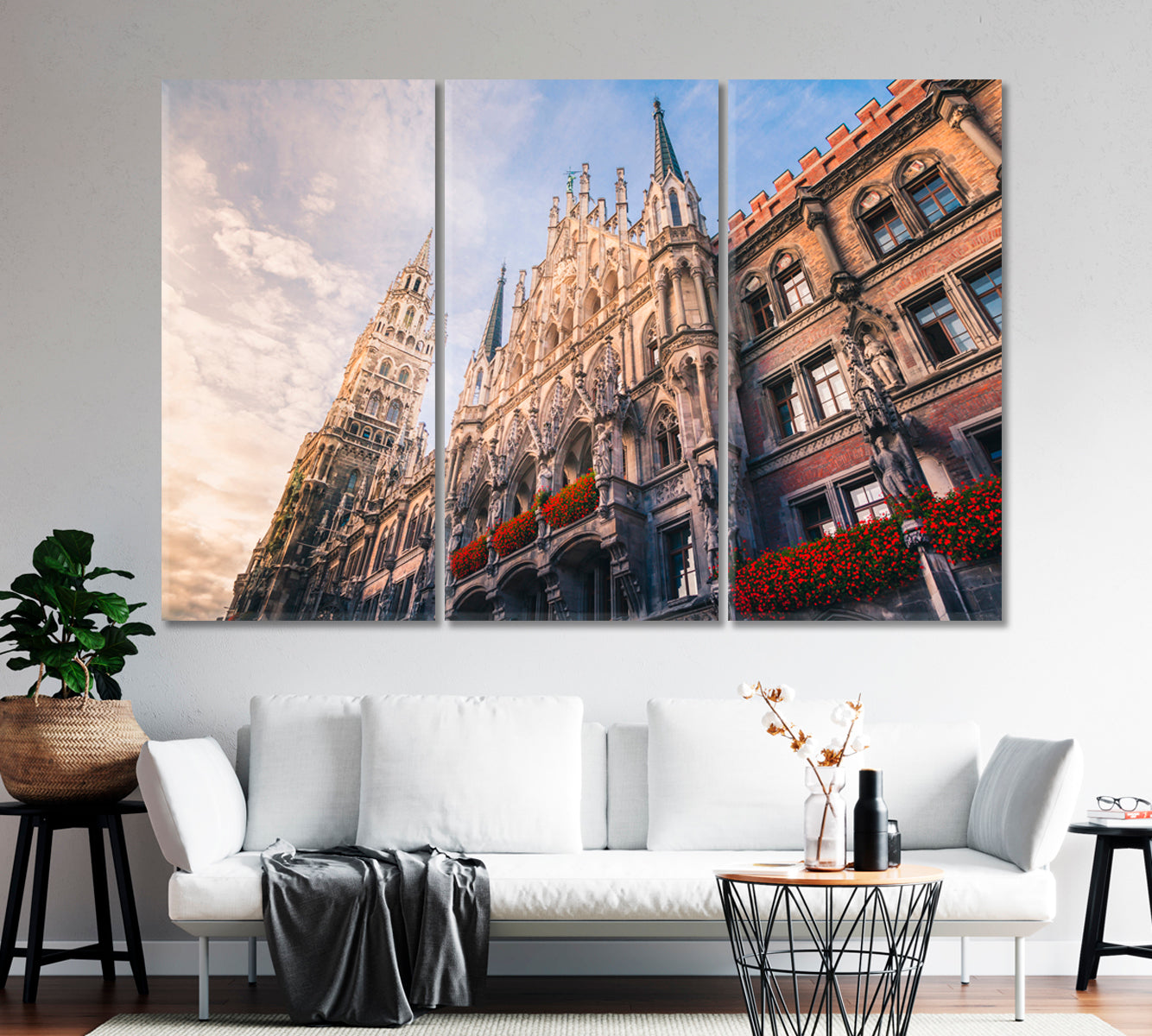 Marienplatz Munich Germany Canvas Print-Canvas Print-CetArt-1 Panel-24x16 inches-CetArt