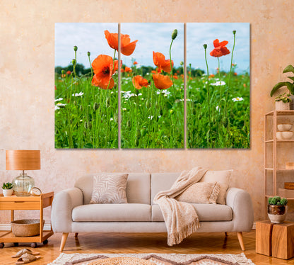 Wildflowers Canvas Print-Canvas Print-CetArt-1 Panel-24x16 inches-CetArt