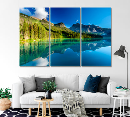 Emerald Lake Canada Canvas Print-Canvas Print-CetArt-1 Panel-24x16 inches-CetArt