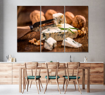 Blue Cheese Canvas Print-Canvas Print-CetArt-1 Panel-24x16 inches-CetArt