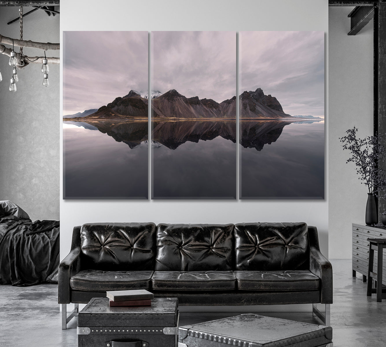 Mount Vestrahorn on the Stockeness Peninsula Iceland Canvas Print-Canvas Print-CetArt-1 Panel-24x16 inches-CetArt