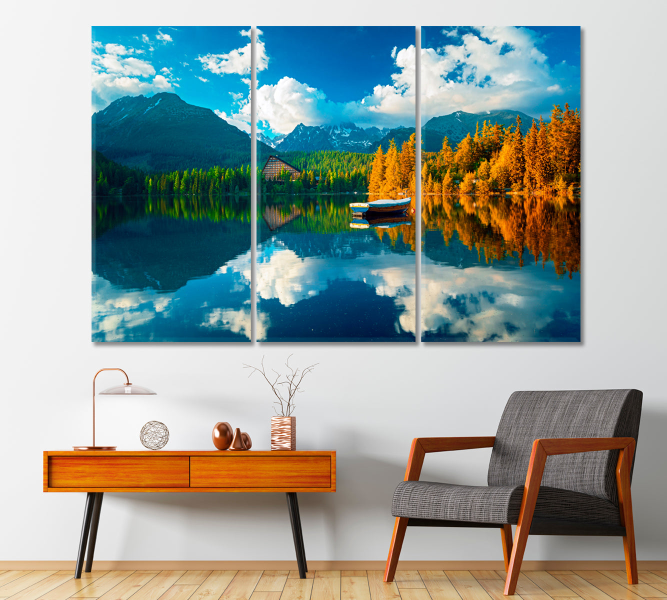 View of the High Tatras National Park Slovakia Canvas Print-Canvas Print-CetArt-1 Panel-24x16 inches-CetArt