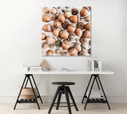 Acorns Canvas Print-Canvas Print-CetArt-1 panel-12x12 inches-CetArt