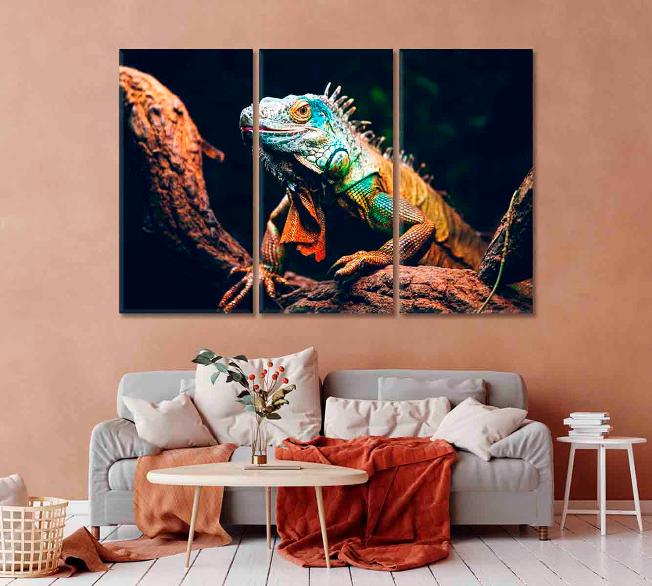 Iguana Canvas Print-Canvas Print-CetArt-1 Panel-24x16 inches-CetArt