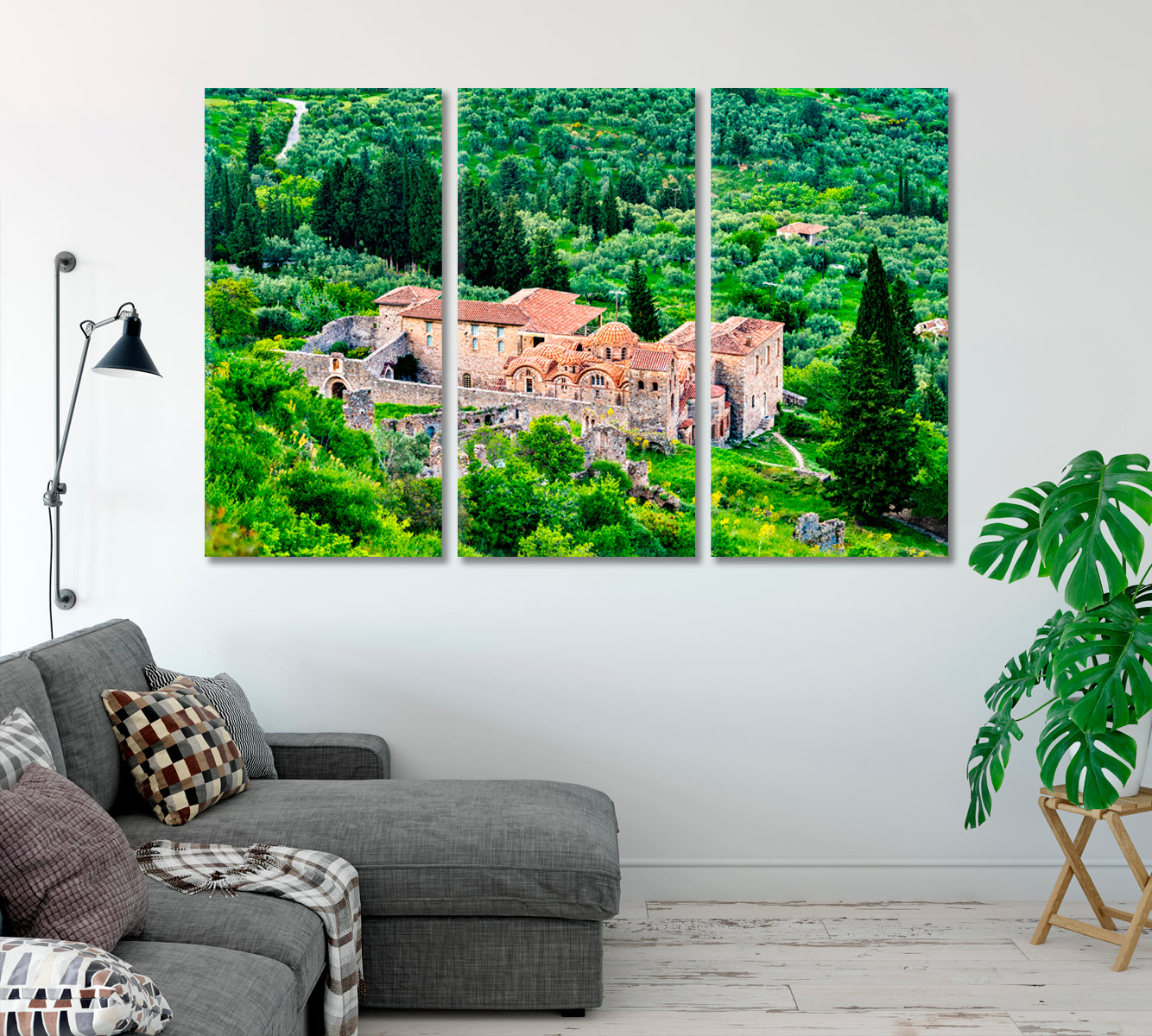 Saint Dimitrios Orthodox Metropolis at Mystras Greece Canvas Print-Canvas Print-CetArt-1 Panel-24x16 inches-CetArt