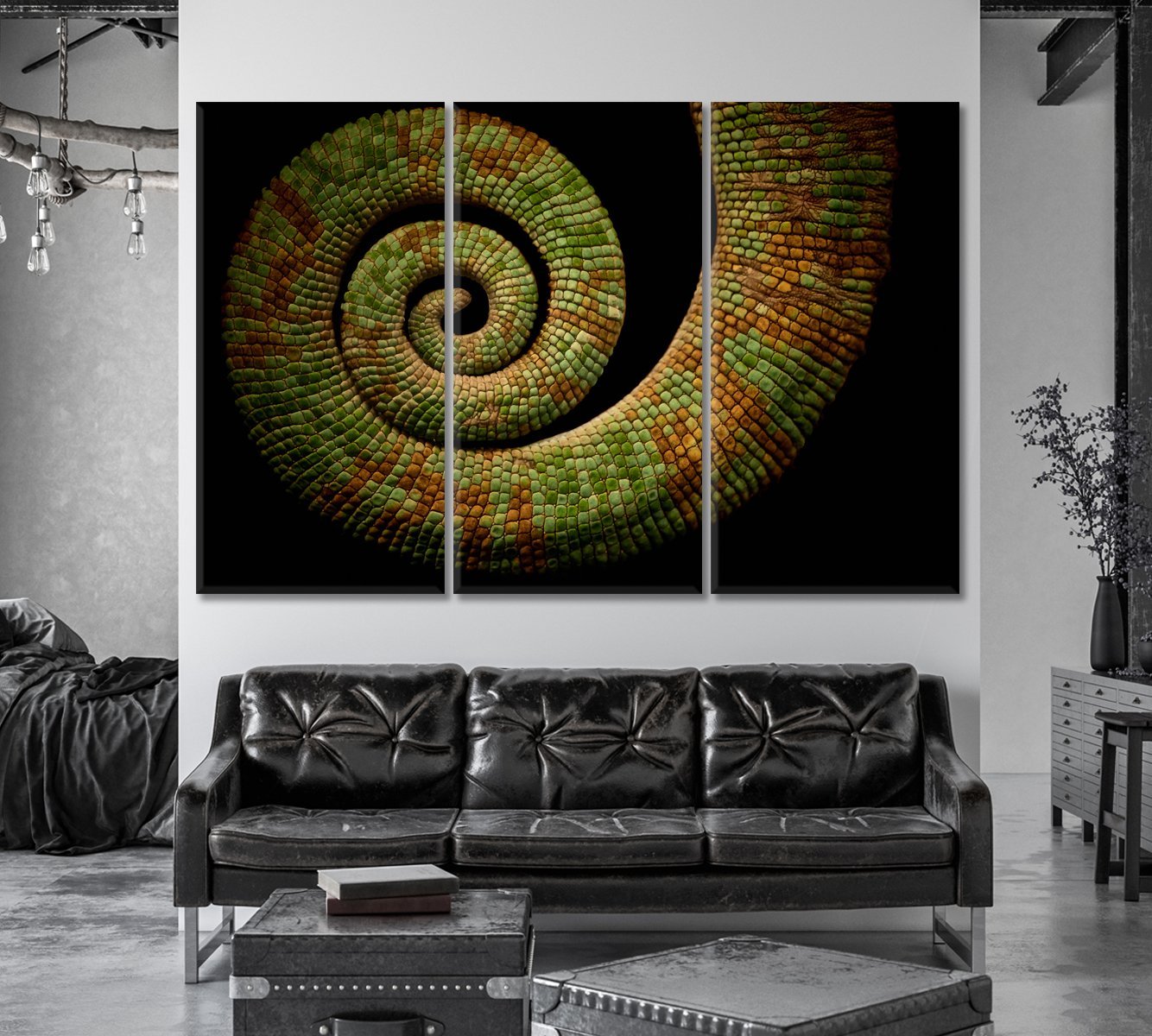 Chameleon Tail Canvas Print-Canvas Print-CetArt-1 Panel-24x16 inches-CetArt