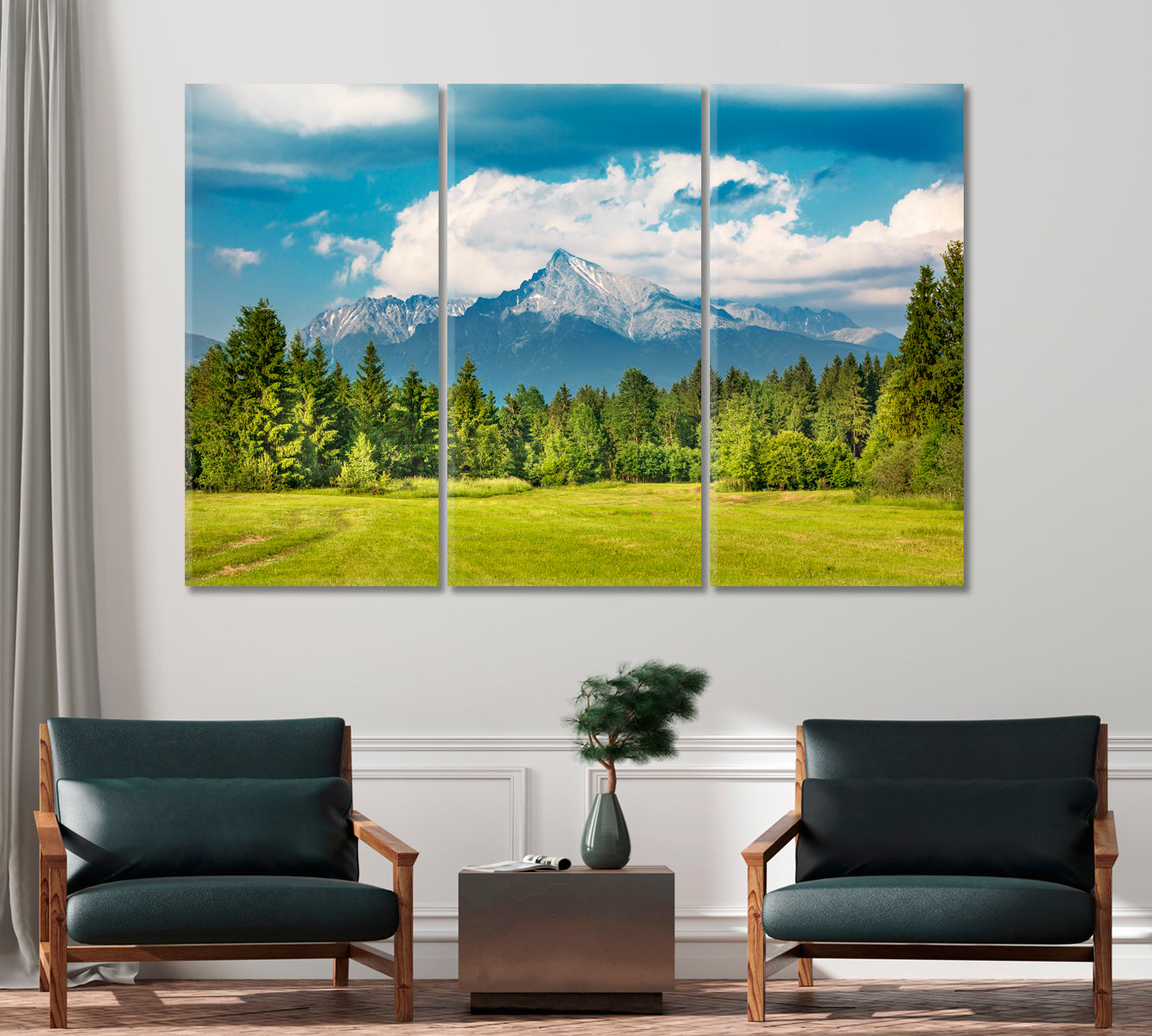 Peak Krivan High Tatras Mountains Slovakia Canvas Print-Canvas Print-CetArt-1 Panel-24x16 inches-CetArt