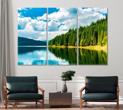 Lake Vidra Romania Canvas Print-Canvas Print-CetArt-1 Panel-24x16 inches-CetArt