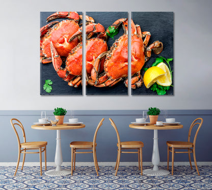 Crabs Canvas Print-Canvas Print-CetArt-1 Panel-24x16 inches-CetArt