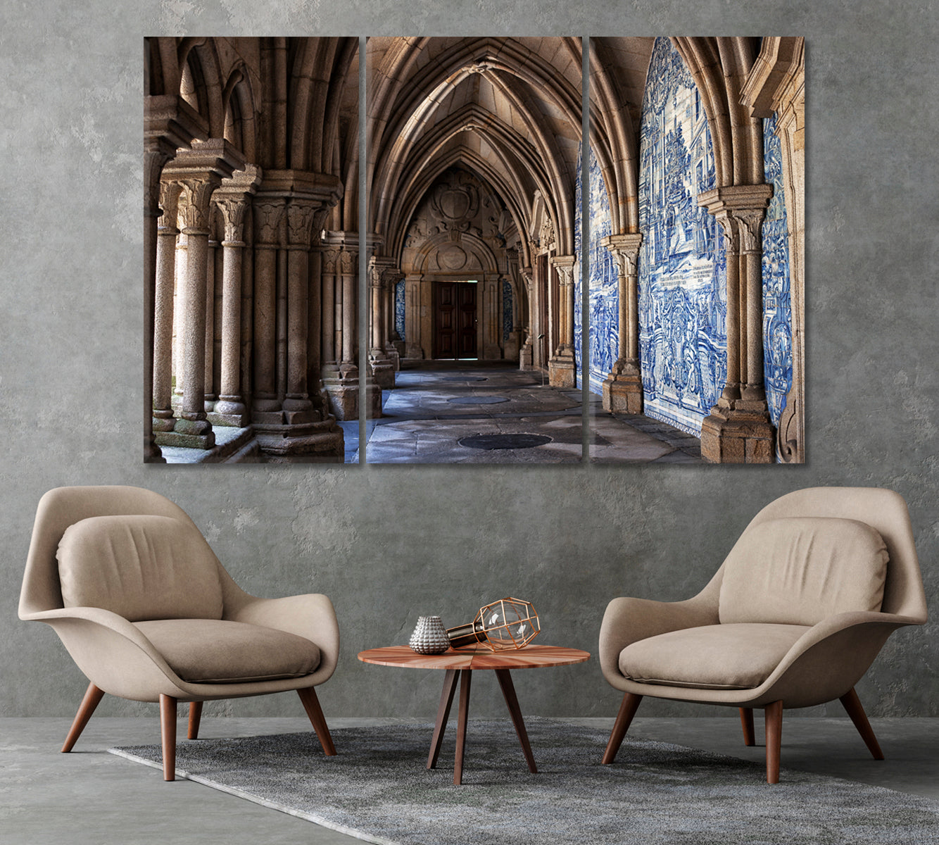 Porto Cathedral Portugal Canvas Print-Canvas Print-CetArt-1 Panel-24x16 inches-CetArt