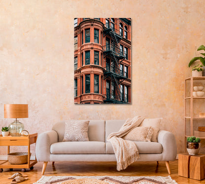 Detroit Architecture Michigan Canvas Print-Canvas Print-CetArt-1 panel-16x24 inches-CetArt