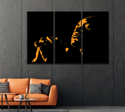 African Man Praying Canvas Print-Canvas Print-CetArt-1 Panel-24x16 inches-CetArt