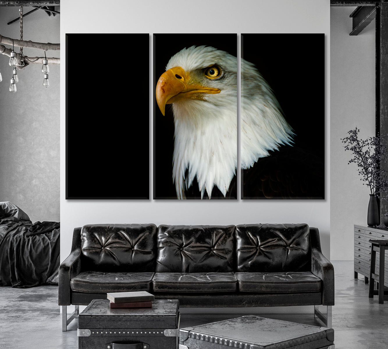 National American Bird of Prey Eagle Canvas Print-Canvas Print-CetArt-1 Panel-24x16 inches-CetArt