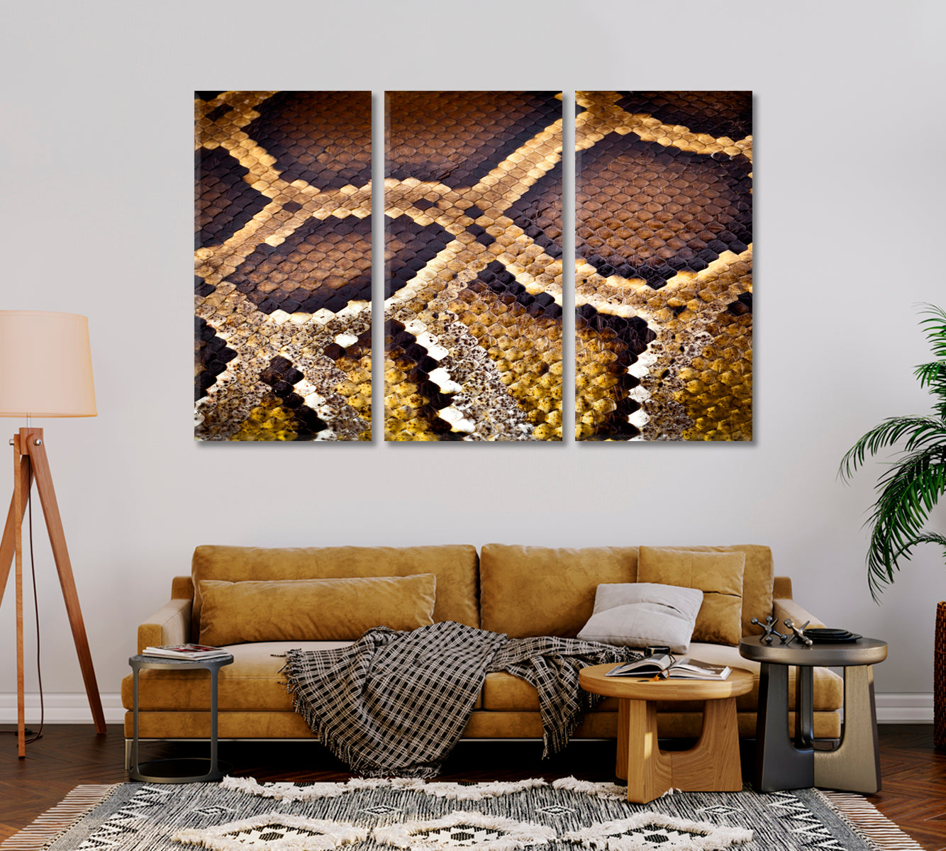 Python Snake Canvas Print-Canvas Print-CetArt-1 Panel-24x16 inches-CetArt