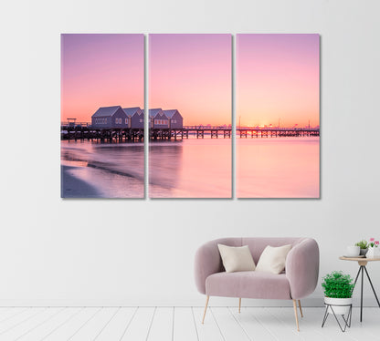 Busselton Jetty Western Australia Canvas Print-Canvas Print-CetArt-1 Panel-24x16 inches-CetArt