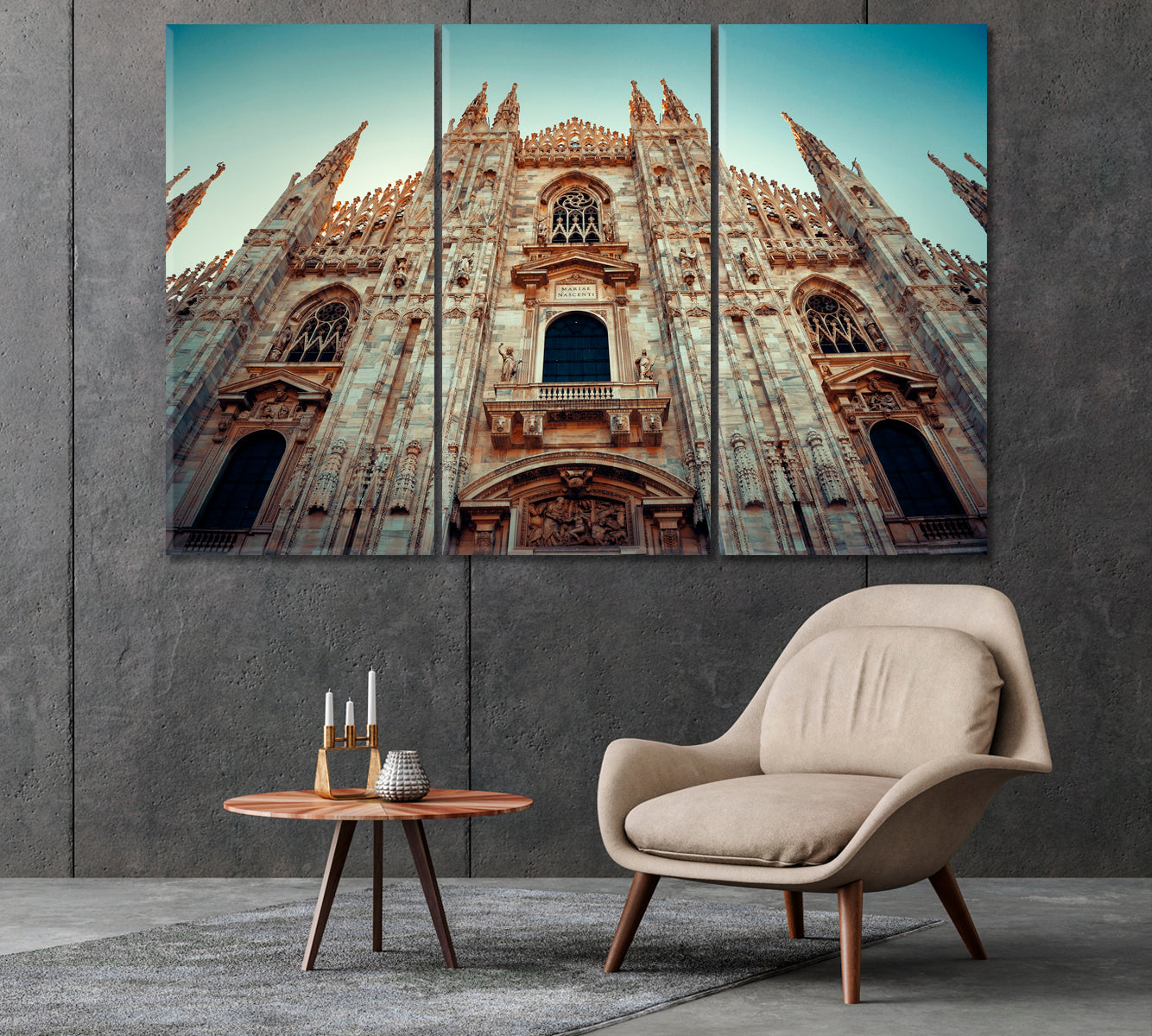 Splendor of Milan Cathedral Italy Canvas Print-Canvas Print-CetArt-1 Panel-24x16 inches-CetArt