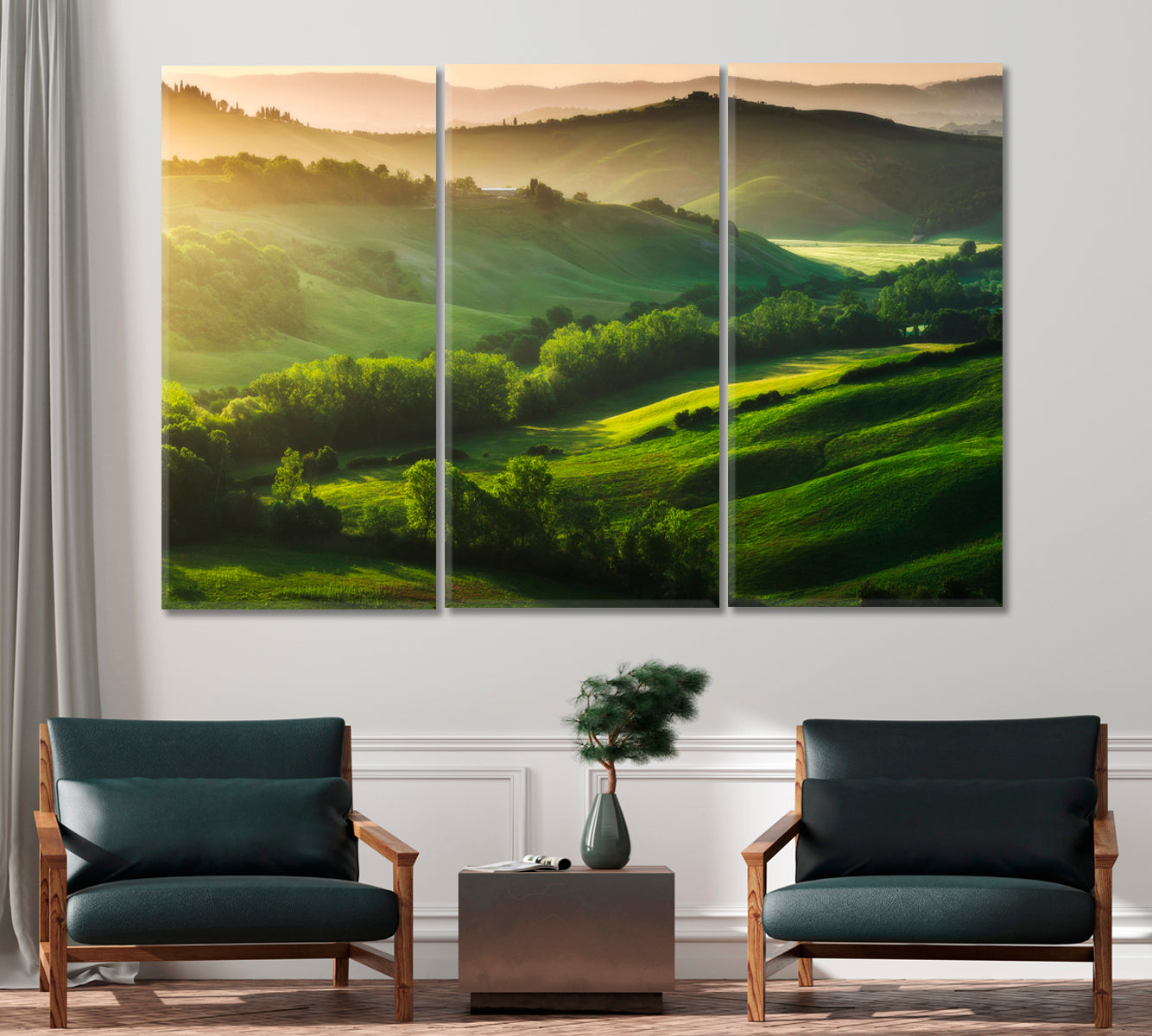 Landscape of Tuscany Italy Canvas Print-Canvas Print-CetArt-1 Panel-24x16 inches-CetArt