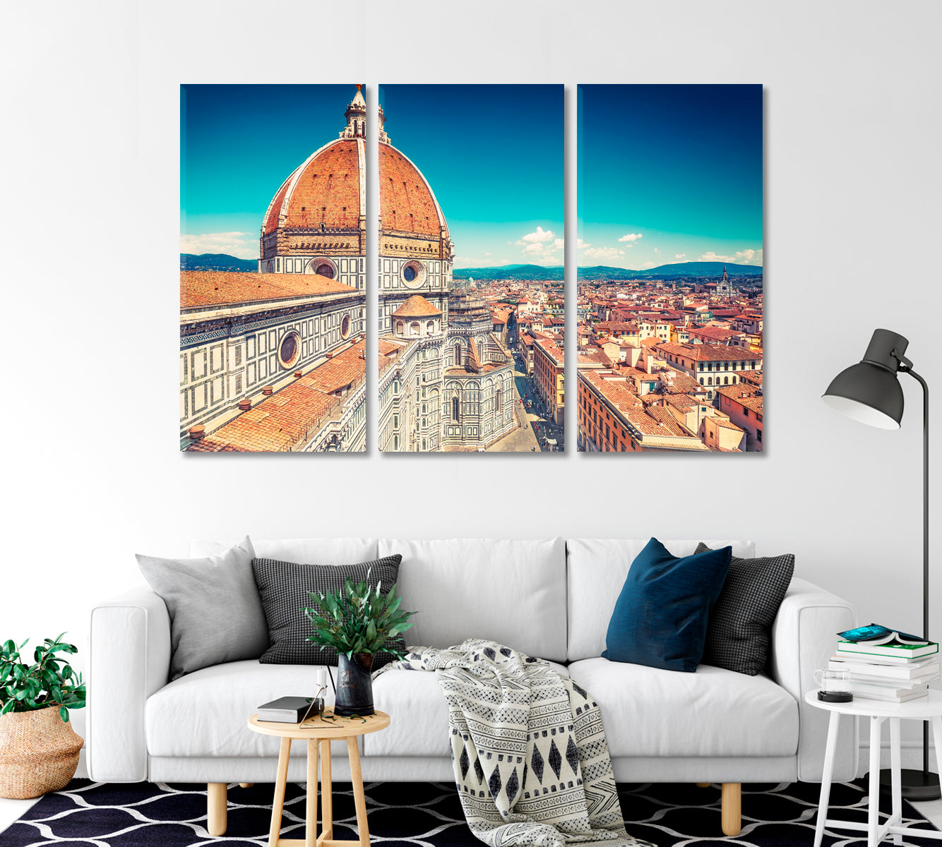 Santa Maria del Fiore Cathedral in Florence Italy Canvas Print-Canvas Print-CetArt-1 Panel-24x16 inches-CetArt