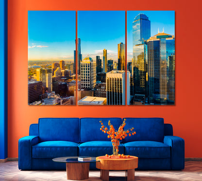 Sunrise over Melbourne Australia Canvas Print-Canvas Print-CetArt-1 Panel-24x16 inches-CetArt