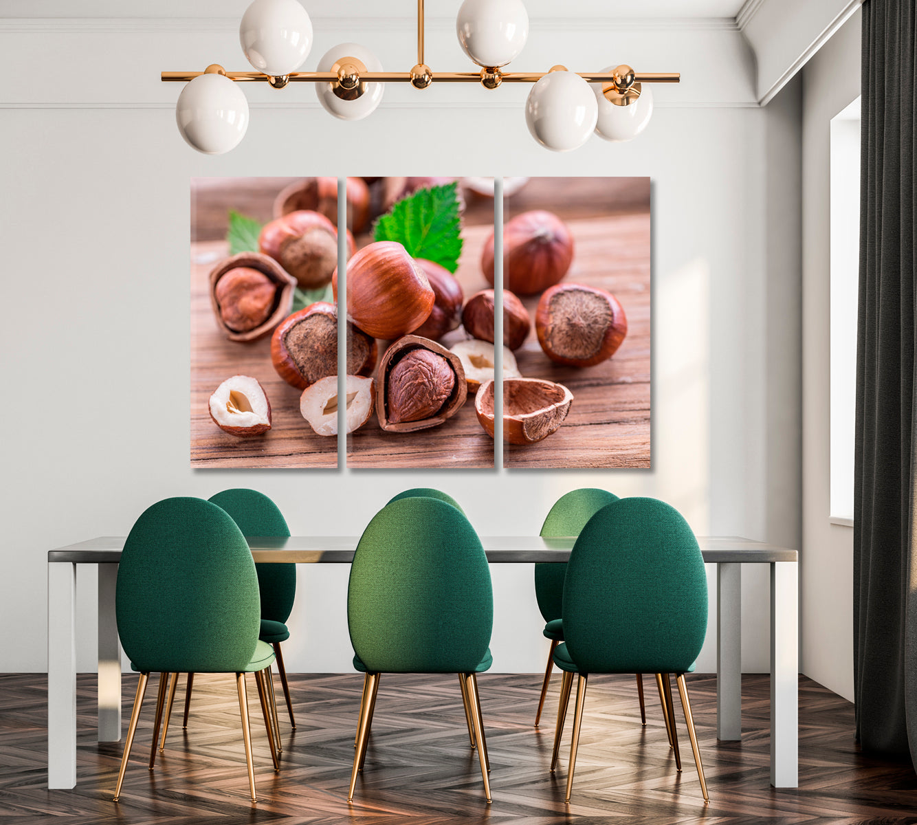 Hazelnuts Canvas Print-Canvas Print-CetArt-1 Panel-24x16 inches-CetArt