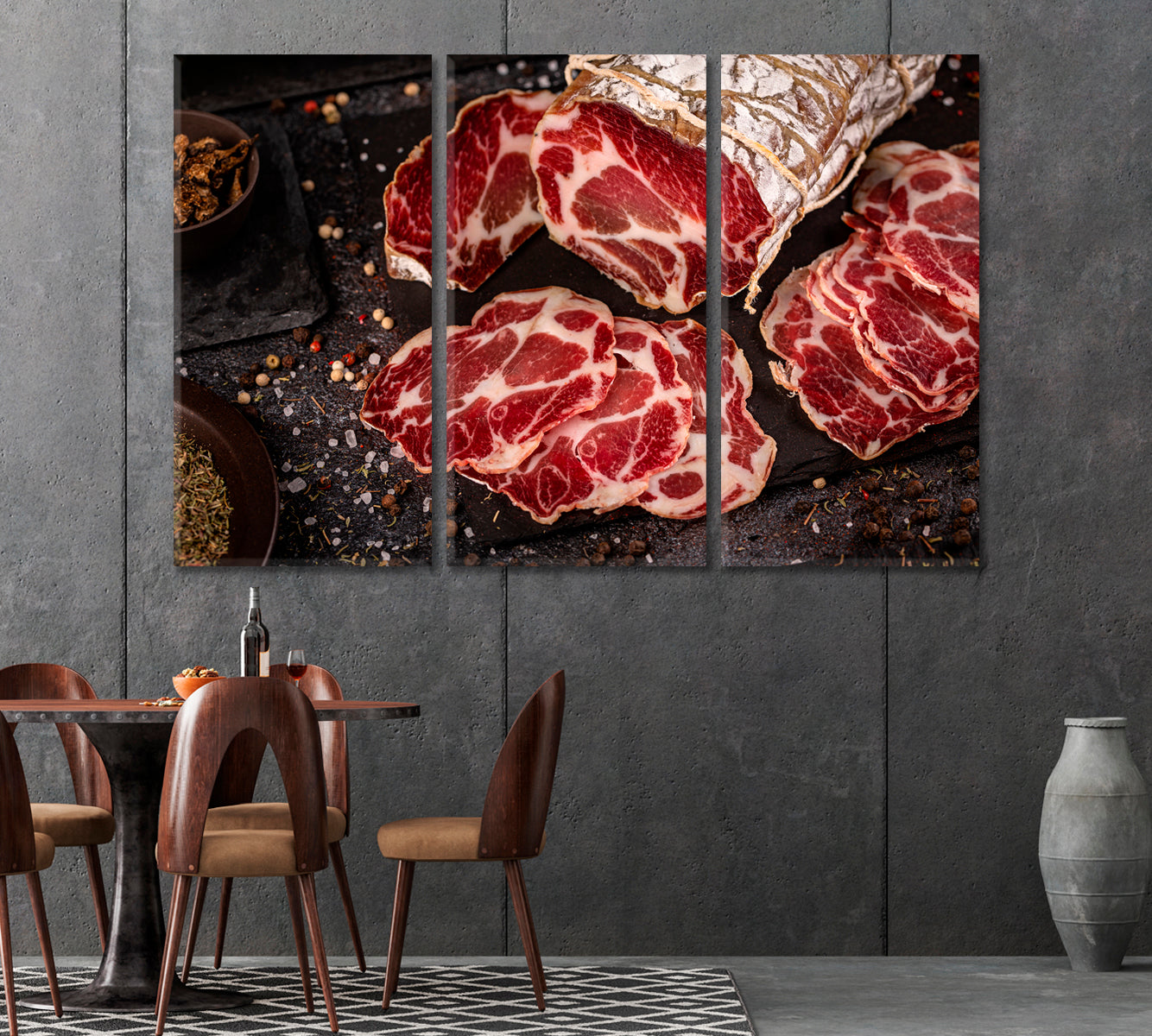 Spanish Jamon Canvas Print-Canvas Print-CetArt-1 Panel-24x16 inches-CetArt