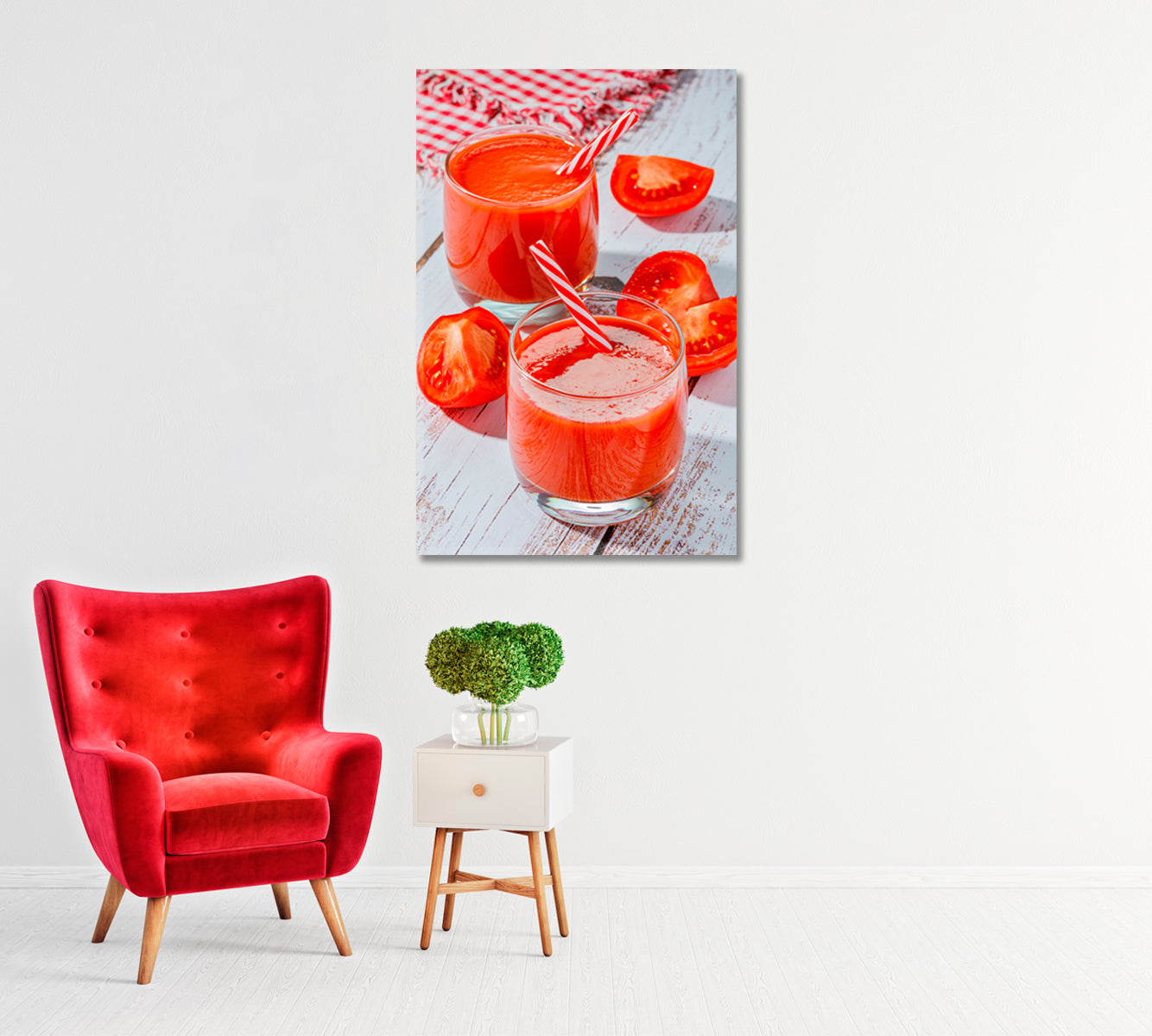 Tomato Juice Canvas Print-Canvas Print-CetArt-1 panel-16x24 inches-CetArt