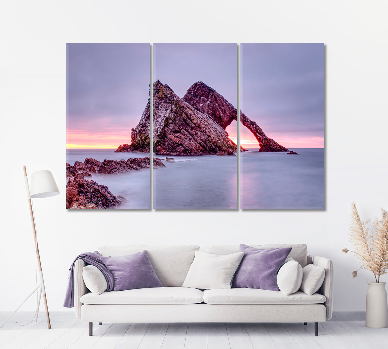 Bow Fiddle Rock Scotland Canvas Print-Canvas Print-CetArt-1 Panel-24x16 inches-CetArt