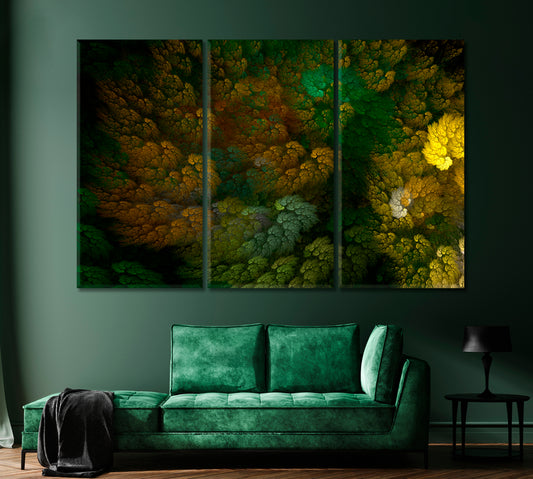 Abstract Multicolor Forest Canvas Print-Canvas Print-CetArt-1 Panel-24x16 inches-CetArt