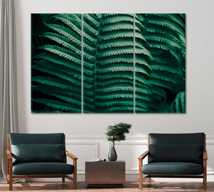 Wild Fern Leaves Canvas Print-Canvas Print-CetArt-1 Panel-24x16 inches-CetArt