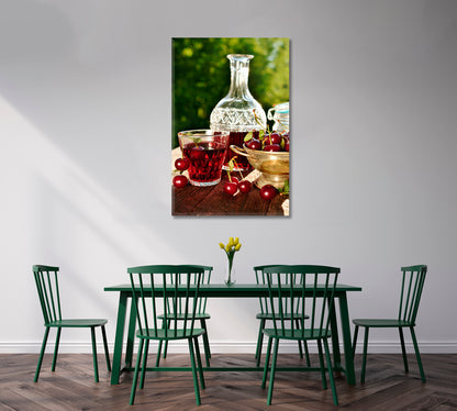 Cherry Juice Canvas Print-Canvas Print-CetArt-1 panel-16x24 inches-CetArt