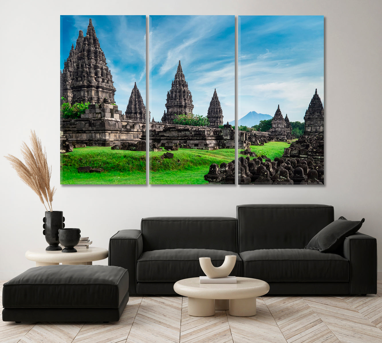 Prambanan a Complex of Early Medieval Hindu Temples Indonesia Canvas Print-Canvas Print-CetArt-1 Panel-24x16 inches-CetArt