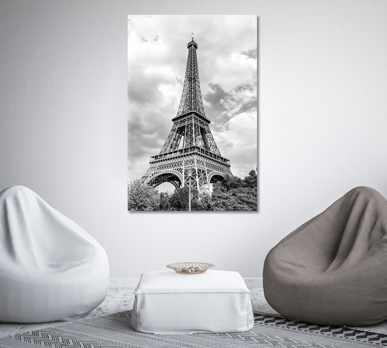 Eiffel Tower Symbol of Paris Canvas Print-Canvas Print-CetArt-1 panel-16x24 inches-CetArt