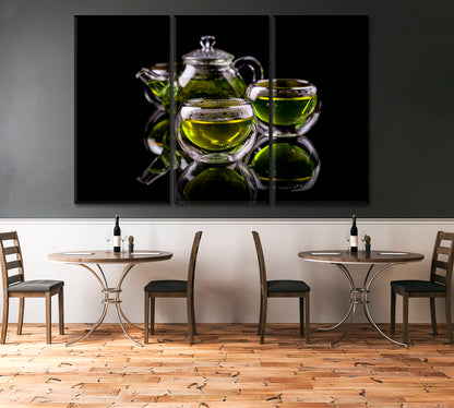 Fresh Green Tea Canvas Print-Canvas Print-CetArt-1 Panel-24x16 inches-CetArt